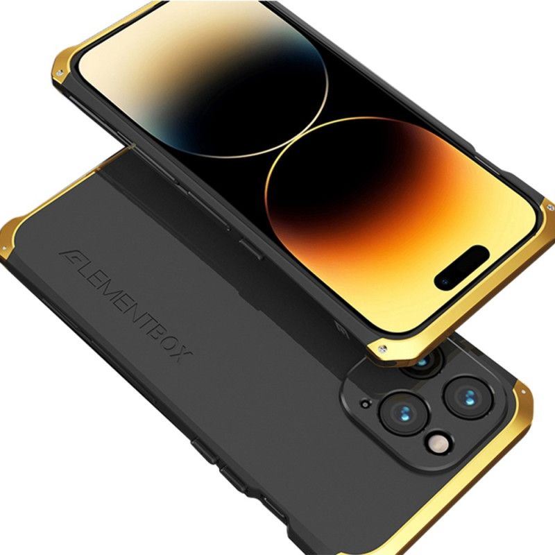 Kryt iPhone 14 Pro Max Dvojfarebný Kovový Rám