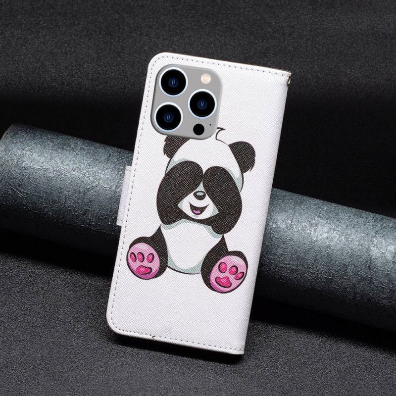 Peňaženkový Kryt iPhone 14 Pro Max Panda