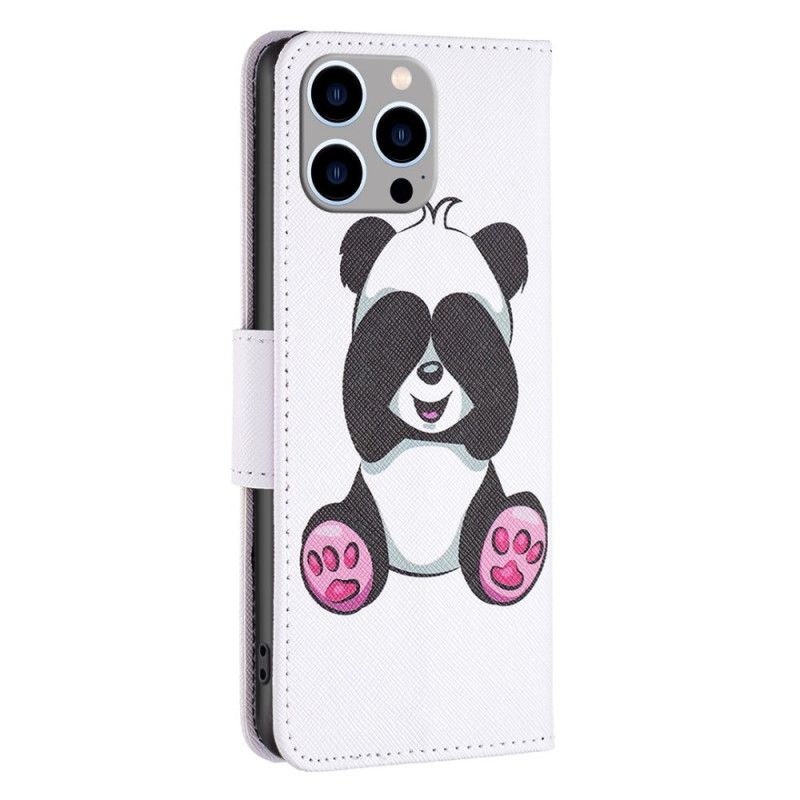 Peňaženkový Kryt iPhone 14 Pro Max Panda