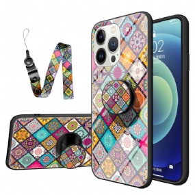 Kryt iPhone 15 Pro Patchwork