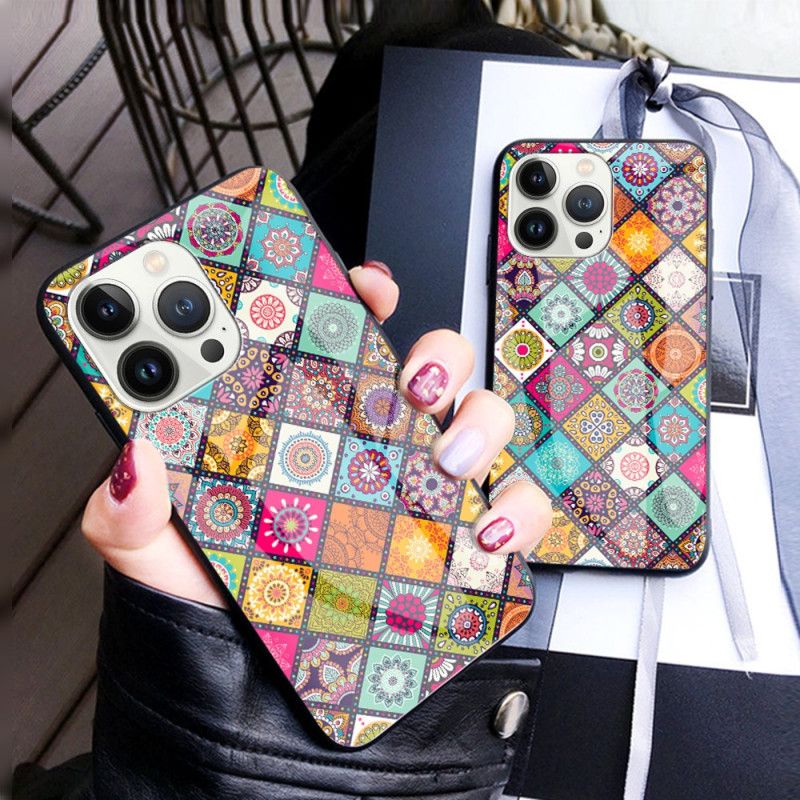 Kryt iPhone 15 Pro Patchwork