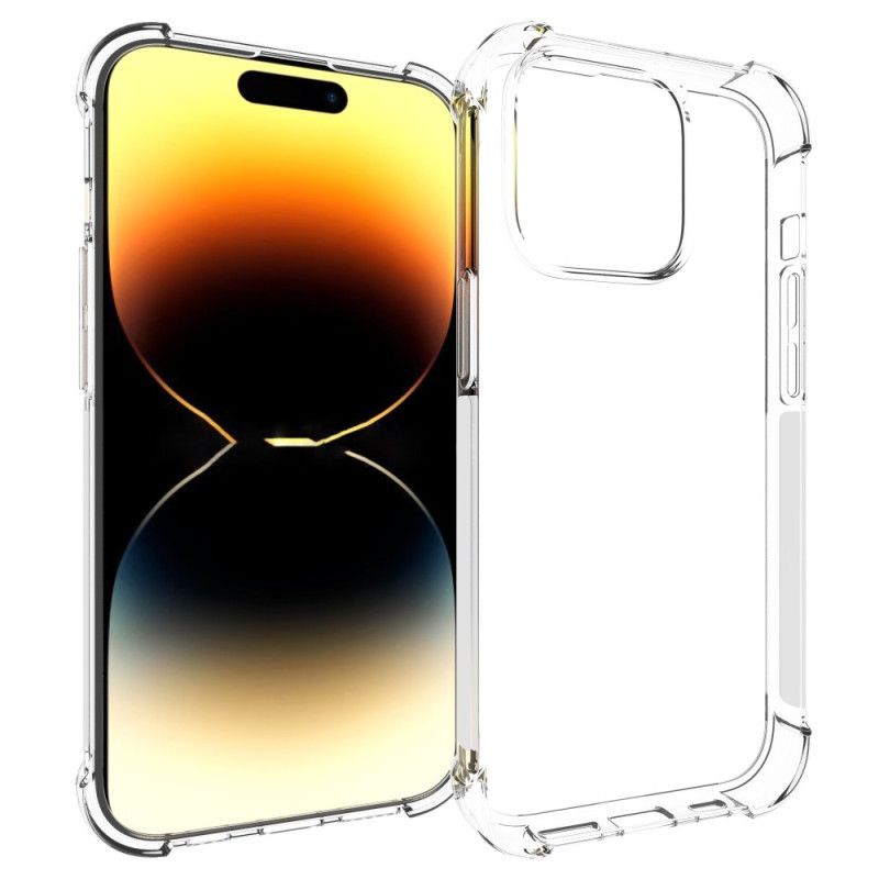 Kryt iPhone 15 Pro Transparentné So Zosilnenými Rohmi