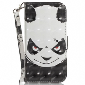 Angry Panda Love With Strap