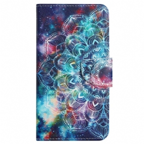 Flipové Puzdro Xiaomi Redmi 10C Strappy Mandala