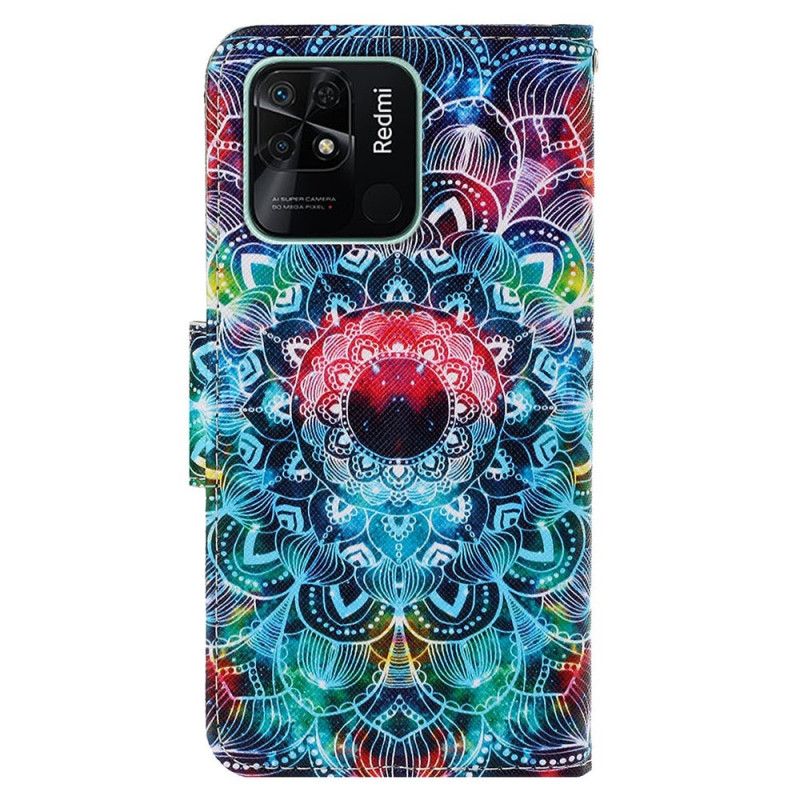 Flipové Puzdro Xiaomi Redmi 10C Strappy Mandala