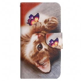 Kožené Puzdro Xiaomi Redmi 10C Iba Tang Cats