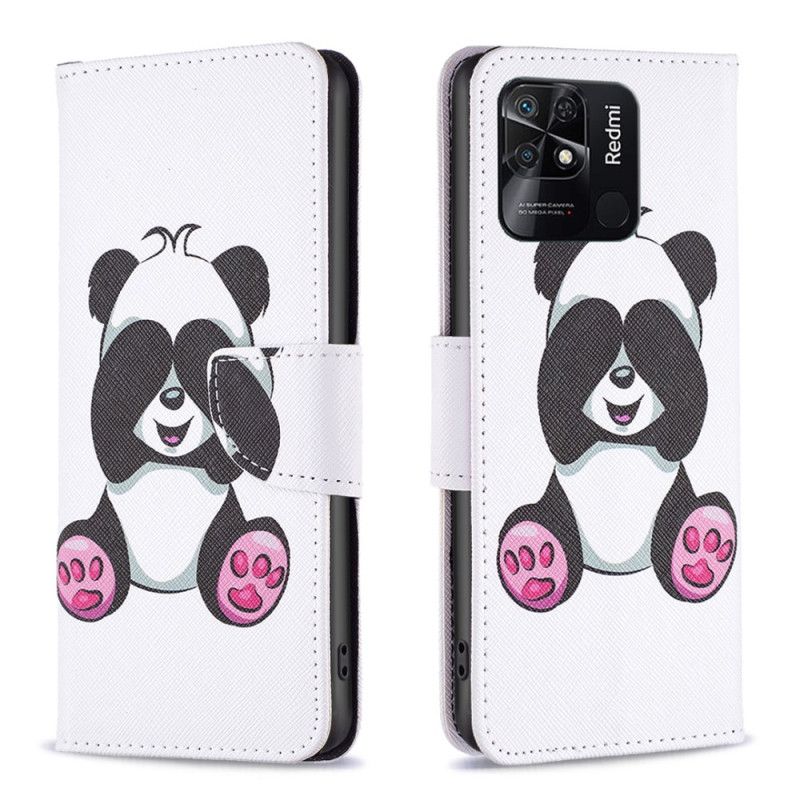 Kožené Puzdro Xiaomi Redmi 10C Panda