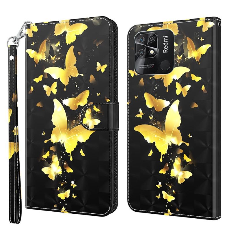 Kožené Puzdro Xiaomi Redmi 10C Tangá Butterflies