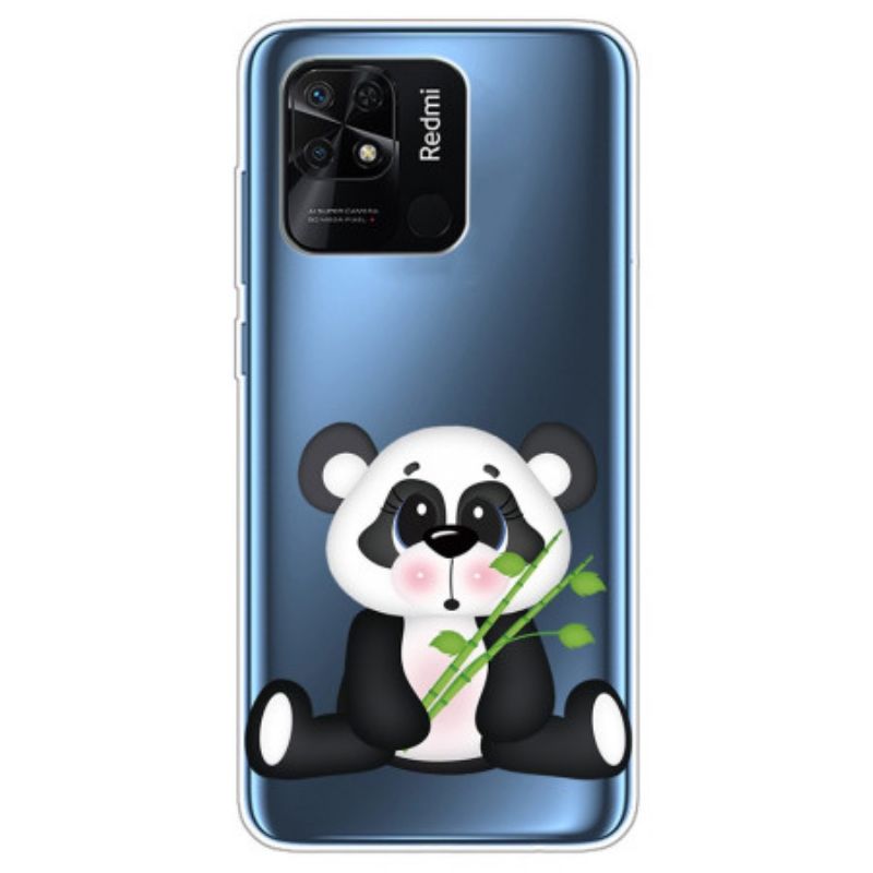 Kryt Xiaomi Redmi 10C Bezšvová Roztomilá Panda