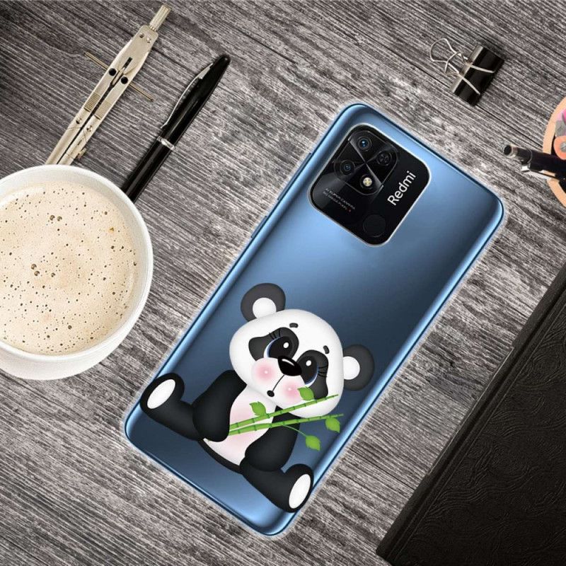 Kryt Xiaomi Redmi 10C Bezšvová Roztomilá Panda