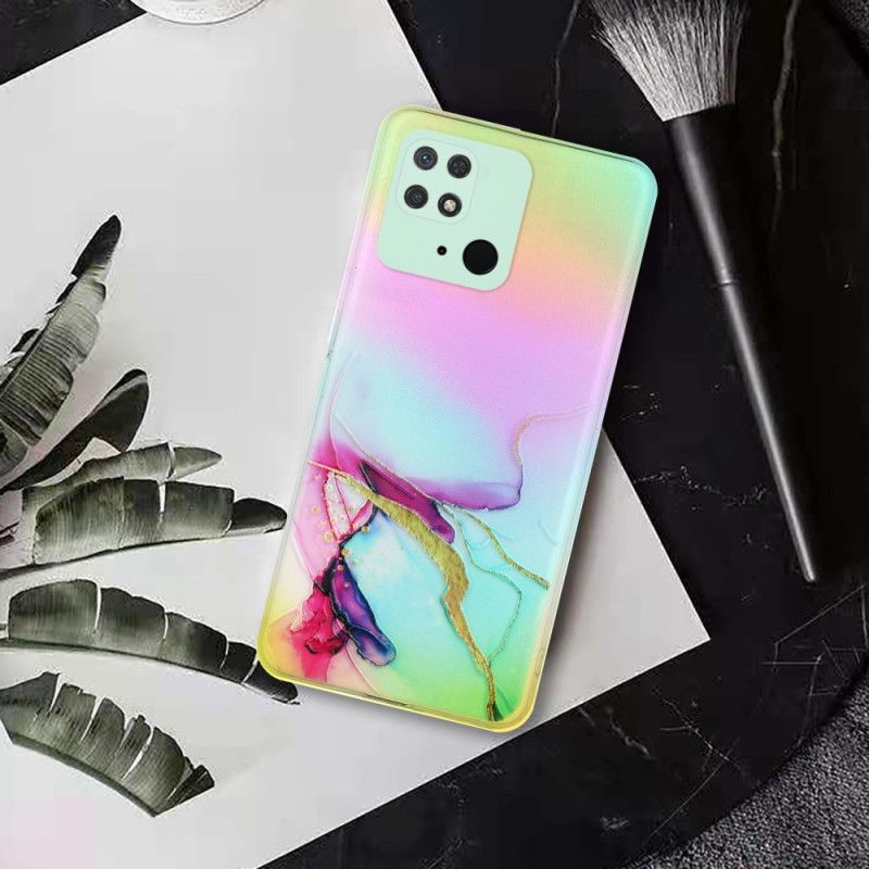 Kryt Xiaomi Redmi 10C Marble Art Laserový Efekt