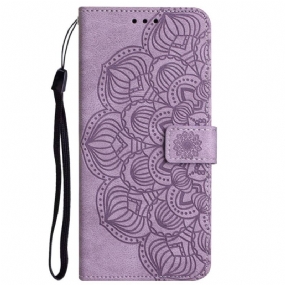 Peňaženkový Kryt Xiaomi Redmi 10C Strappy Mandala