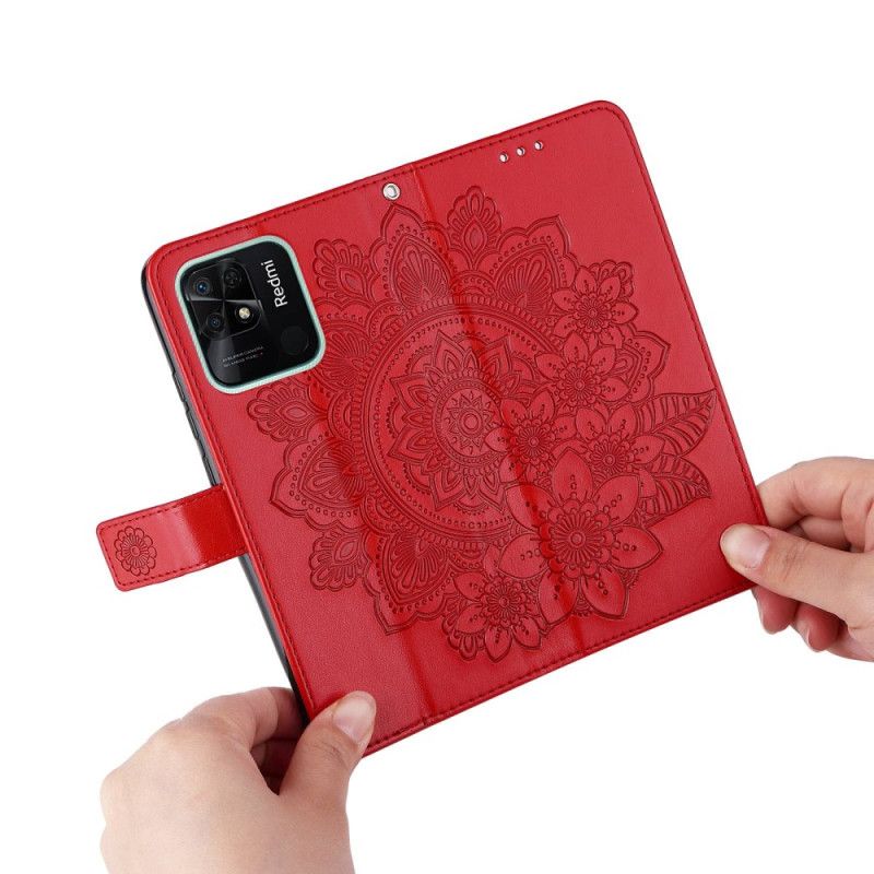 Peňaženkový Kryt Xiaomi Redmi 10C Strappy Mandala