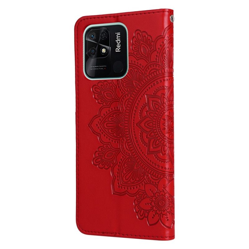 Peňaženkový Kryt Xiaomi Redmi 10C Strappy Mandala