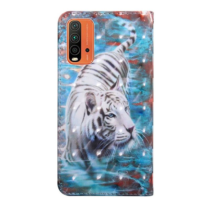 Kožené Puzdro Xiaomi Redmi 9T Tiger Vo Vode