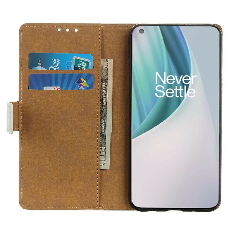 Flipové Puzdro OnePlus Nord N10 Divoký Tiger