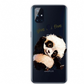 Kryt OnePlus Nord N10 Bezšvové Panda Daj Mi Päť