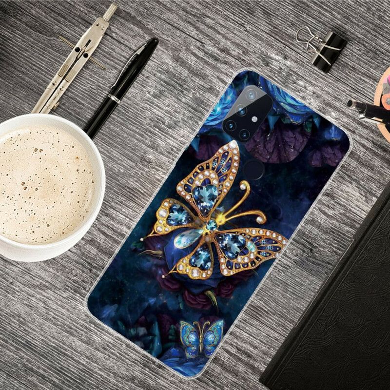 Kryt OnePlus Nord N10 Butterfly Luxus