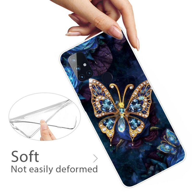 Kryt OnePlus Nord N10 Butterfly Luxus