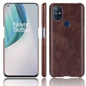 Kryt OnePlus Nord N10 Litchi Performance Leather Effect