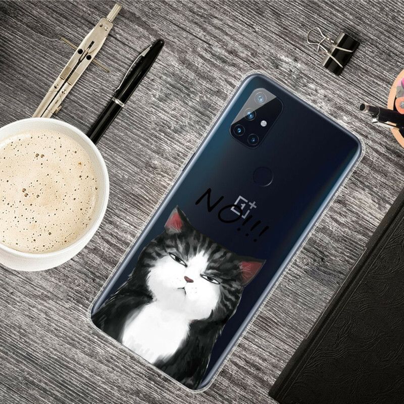 Kryt OnePlus Nord N10 Mačka. Ktorá Hovorí Nie