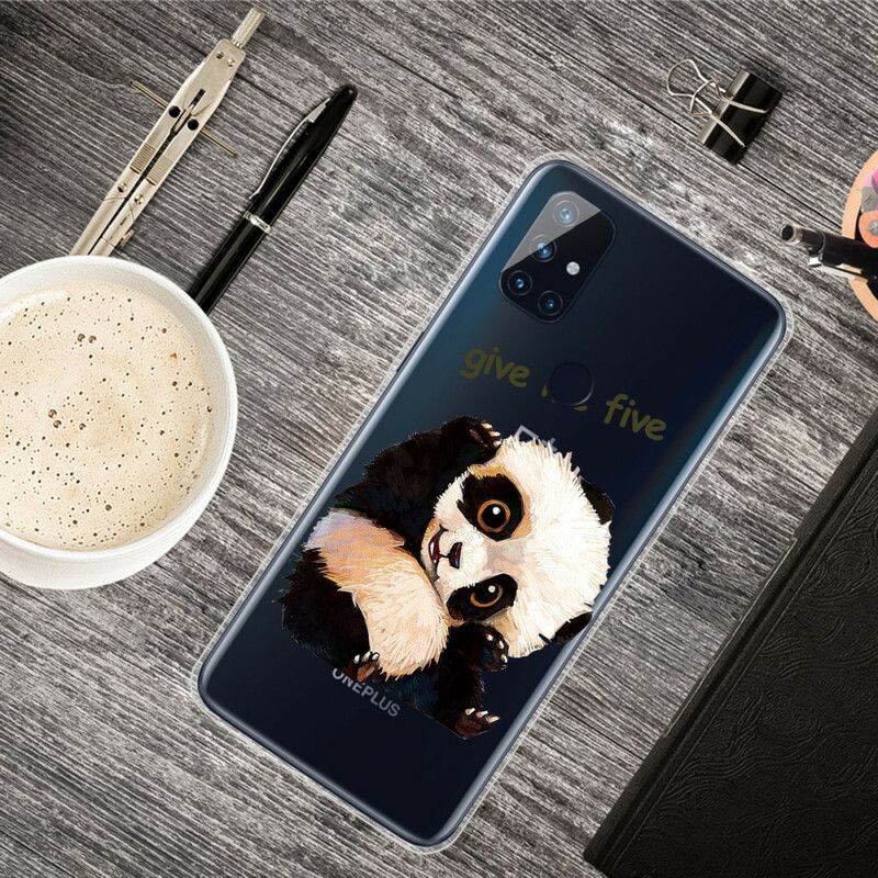 Kryt OnePlus Nord N100 Bezšvové Panda Daj Mi Päť