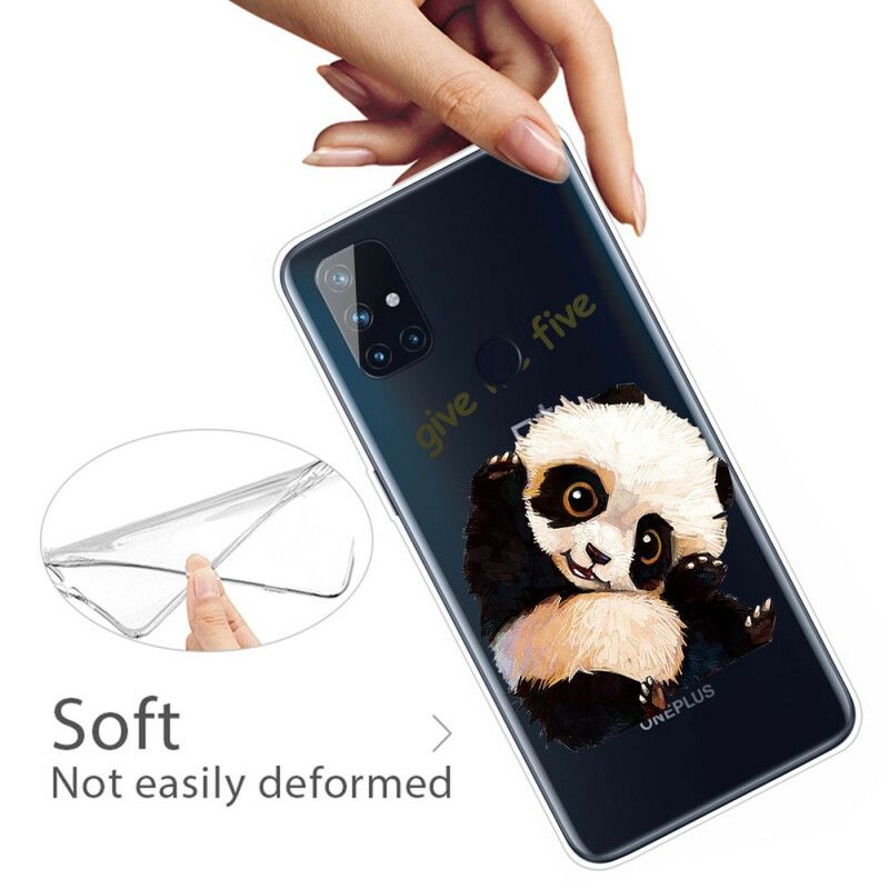 Kryt OnePlus Nord N100 Bezšvové Panda Daj Mi Päť