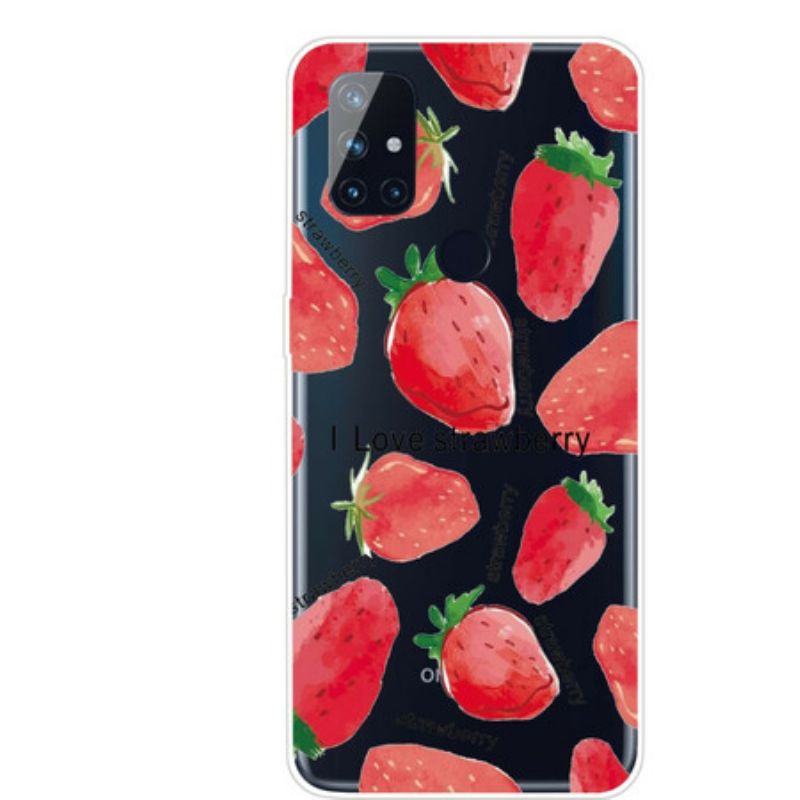 Kryt OnePlus Nord N100 Jahody / I Love Strawberry