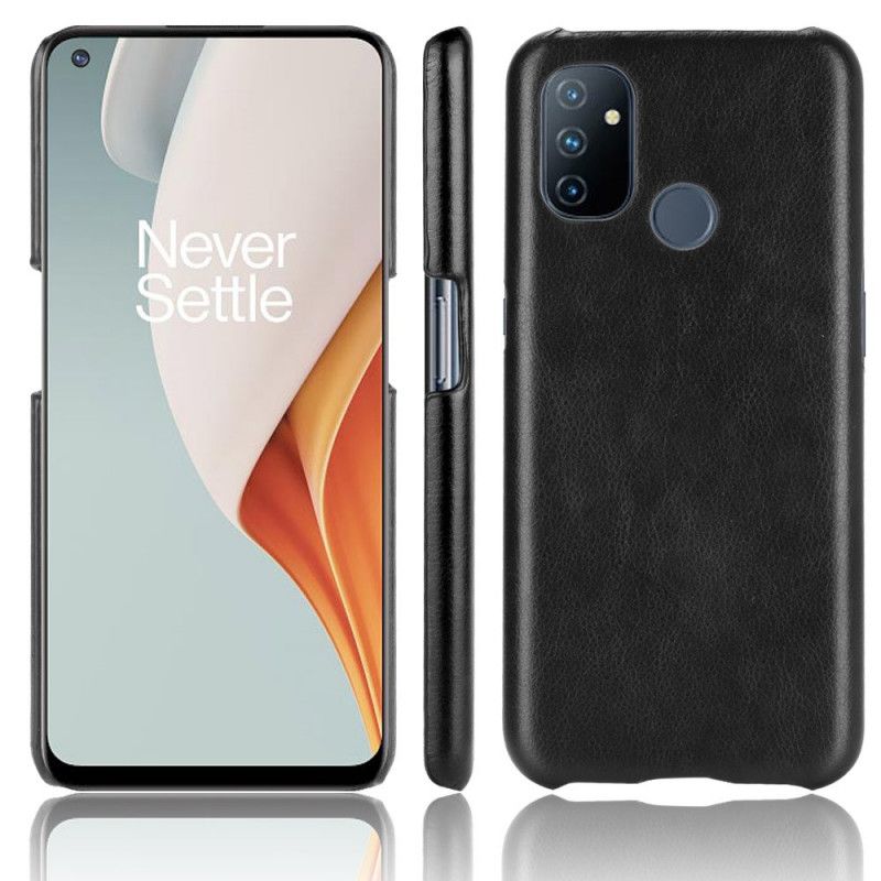 Kryt OnePlus Nord N100 Litchi Performance Leather Effect