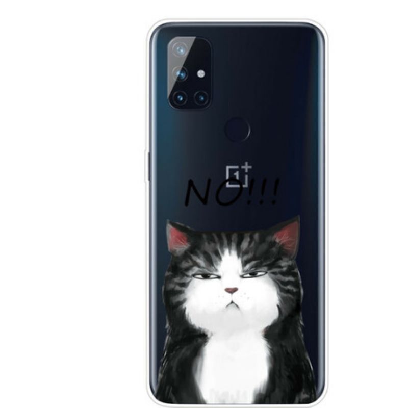 Kryt OnePlus Nord N100 Mačka. Ktorá Hovorí Nie