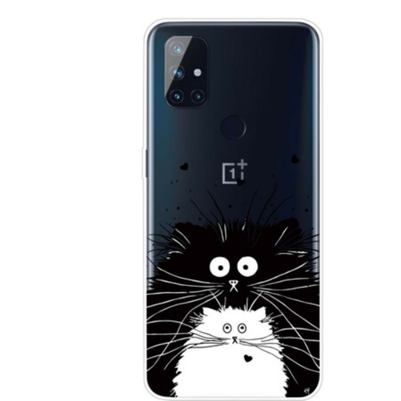 Kryt OnePlus Nord N100 Pozrite Sa Na Mačky