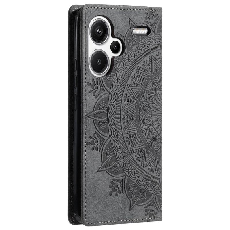 Kožené Puzdro Xiaomi Redmi Note 13 Pro Plus 5g Mandala Suede Effect