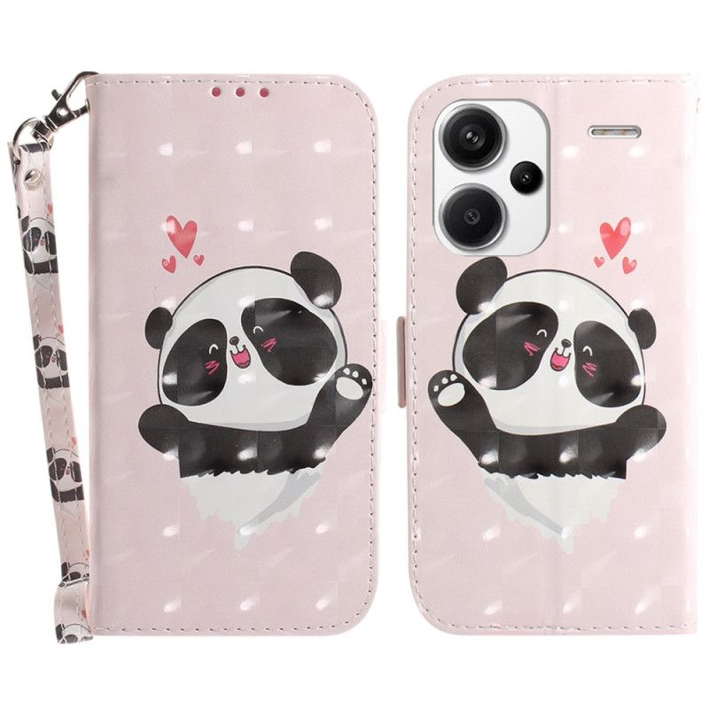 Puzdro Xiaomi Redmi Note 13 Pro Plus 5g Panda Love With Strap