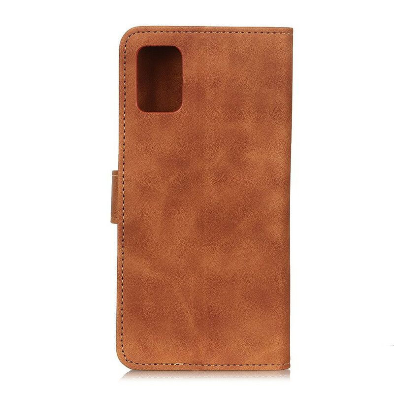 Kožené Puzdro Samsung Galaxy S20 FE Matná Vintage Leather Effect Khazneh