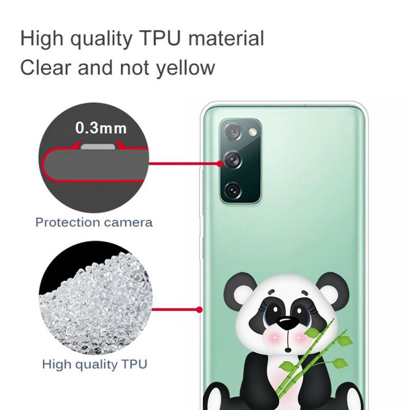 Kryt Samsung Galaxy S20 FE Bezproblémová Smutná Panda