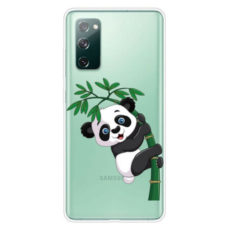 Kryt Samsung Galaxy S20 FE Bezšvové Panda Na Bambusu