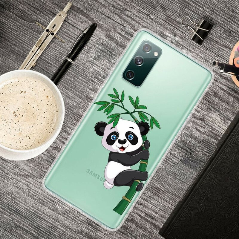 Kryt Samsung Galaxy S20 FE Bezšvové Panda Na Bambusu