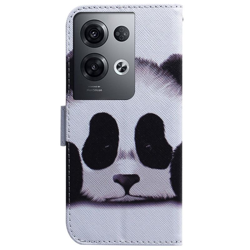 Flipové Puzdro Oppo Reno 8 Pro Maľba Strappy Owls