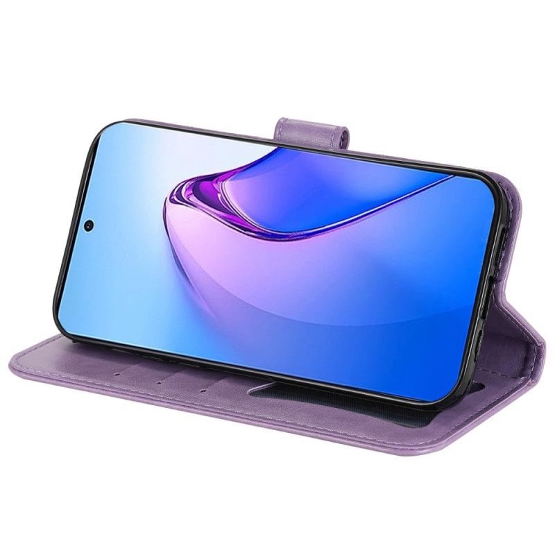 Flipové Puzdro Oppo Reno 8 Pro Strappy Kvetinová