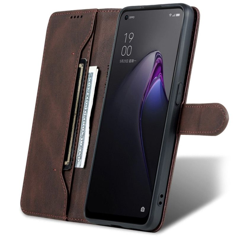 Kožené Puzdro Oppo Reno 8 Pro Azns Vintage Kožený Efekt