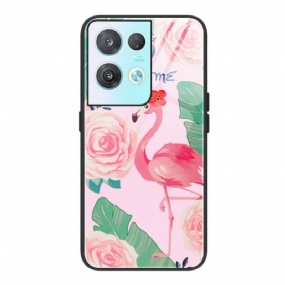 Kryt Oppo Reno 8 Pro Tvrdené Sklo Flamingo