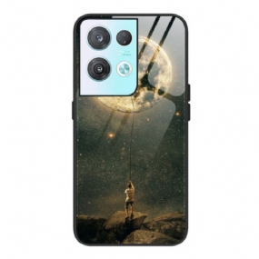 Kryt Oppo Reno 8 Pro Tvrdené Sklo Moon Man