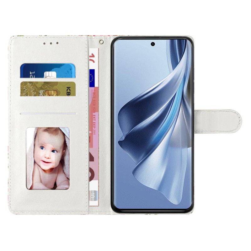 Puzdro Na Oppo A98 5g Dvaja Vlci S Remeňmi