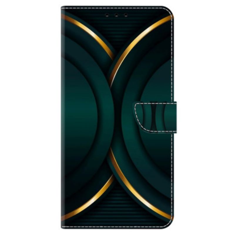 Puzdro Na Oppo A98 5g Zlatý Obrys