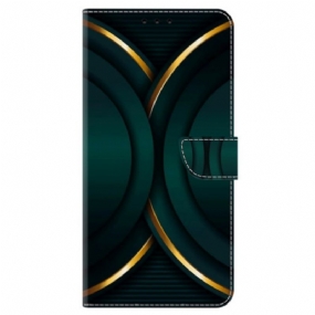 Puzdro Na Oppo A98 5g Zlatý Obrys