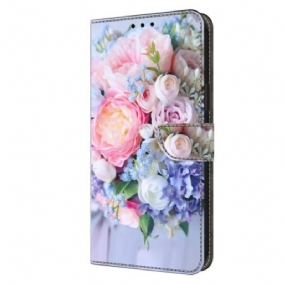 Puzdro Oppo A98 5g Farebné Kvety