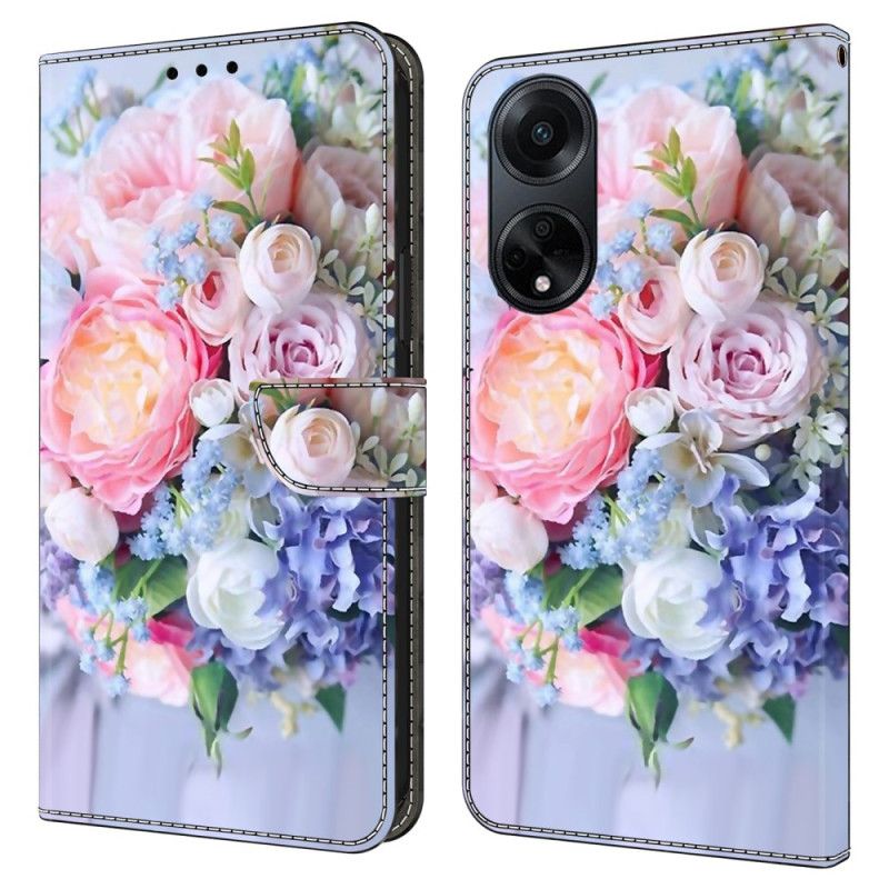 Puzdro Oppo A98 5g Farebné Kvety