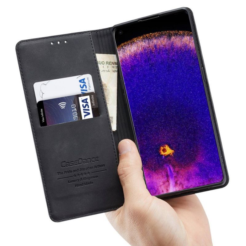 Flipové Puzdro Oppo Find X5 Pro Kožené Puzdro Koženka Casedance