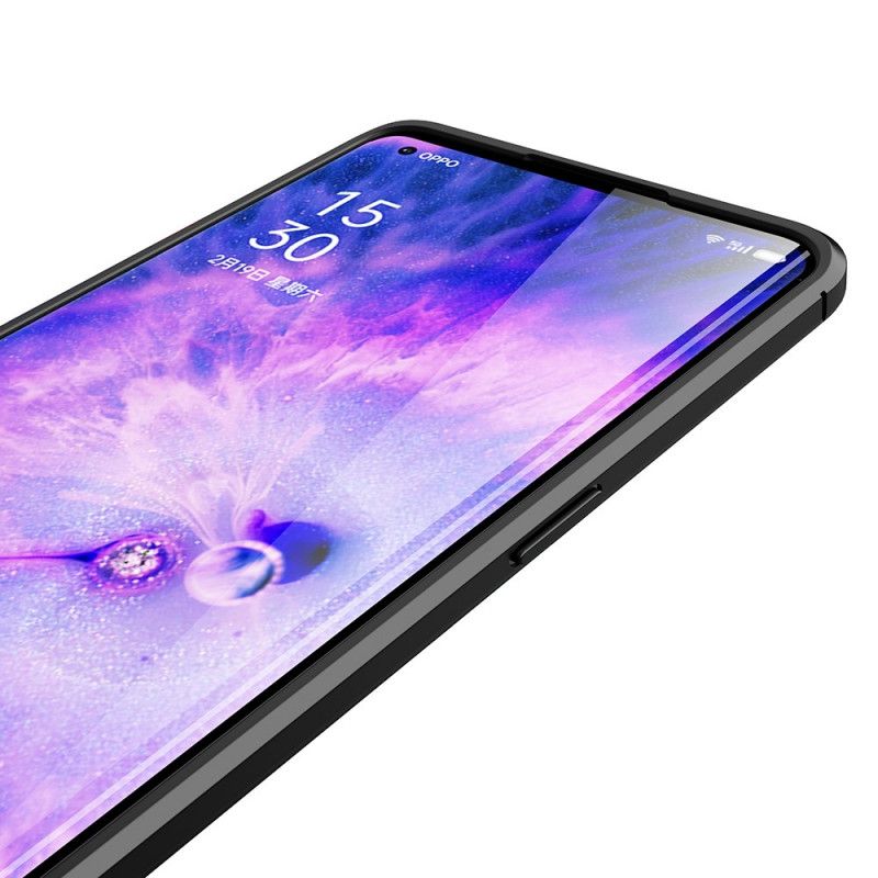 Kryt Oppo Find X5 Pro Efekt Dvojitej Kože Litchi