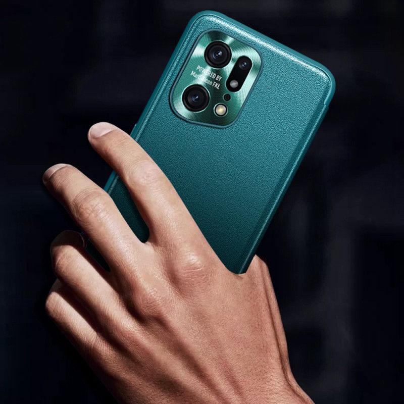 Kryt Oppo Find X5 Pro Koženka